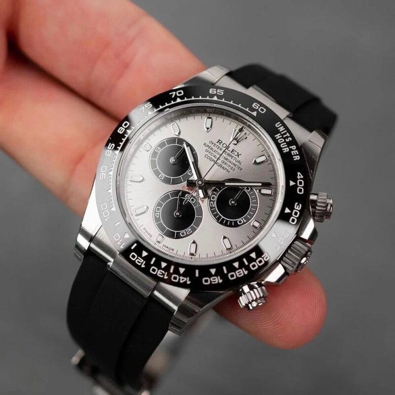Rolex Cosmograph Daytona Black Oysterflex – Image 6
