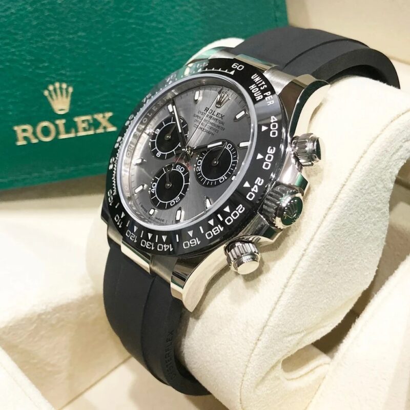 Rolex Cosmograph Daytona Black Oysterflex – Image 8
