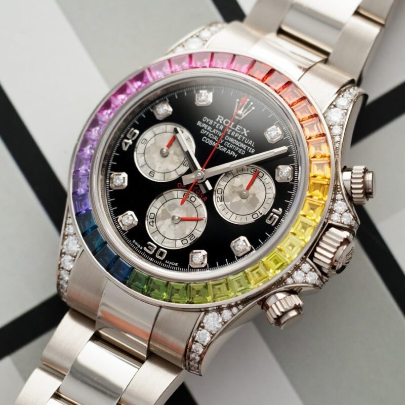 Rolex Daytona Rainbow Gris – Image 2