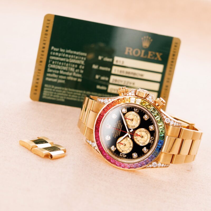 Rolex Daytona Rainbow GOLD – Image 3