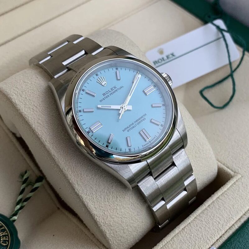 Rolex Oyster Perpetual Bleu Ciel – Image 4