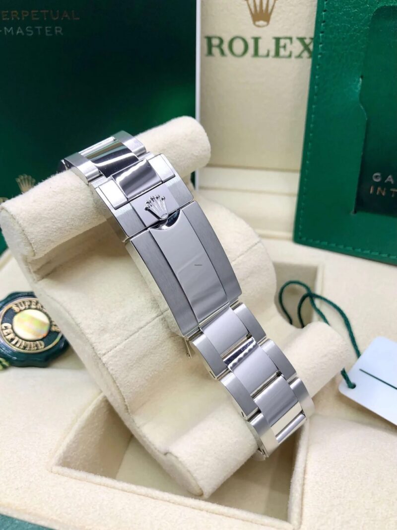 Rolex Yacht-Master Stainless Steel & Platinum Blue Cadran – Image 6