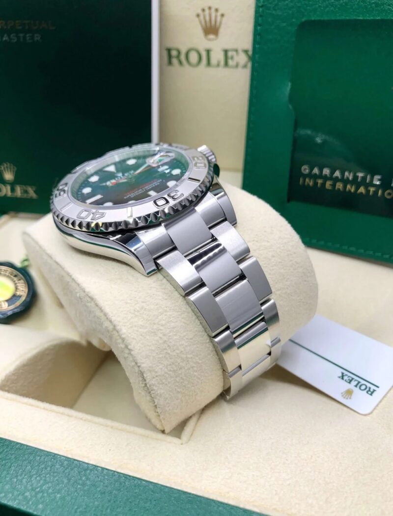 Rolex Yacht-Master Stainless Steel & Platinum Blue Cadran – Image 8