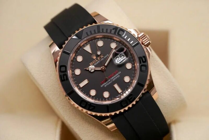 Rolex Yacht-Master Rose Oysterflex – Image 2