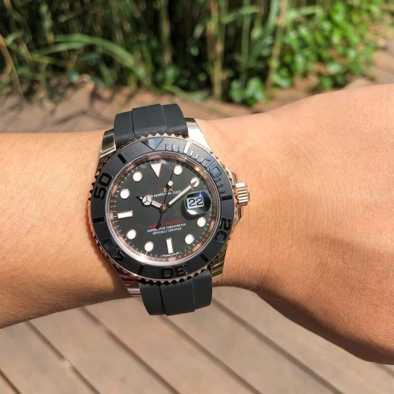 Rolex Yacht-Master Rose Oysterflex – Image 3