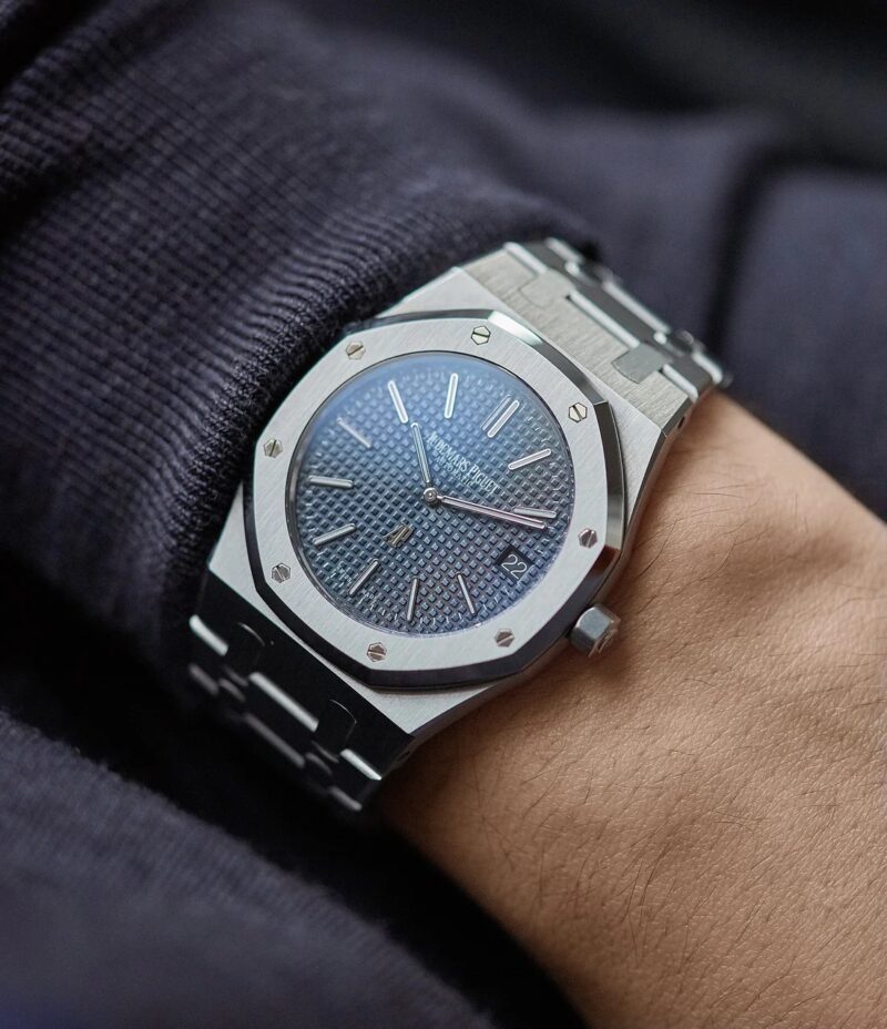 Montre Homme Audemars Royal Oak Bleu 41 mm – Image 6